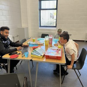 Young people at Raynham Way Youth Club were lucky to engage with a knife crime awareness session delivered by PC Ommer Khan